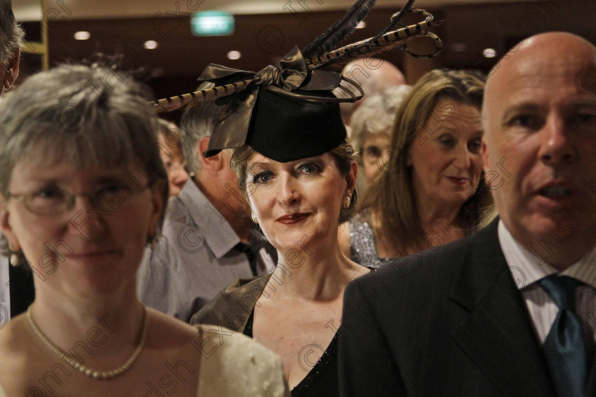 BRITAIN Titanic 11 
 Passengers in evening dress arrive to a reception prior to the gala dinner in the MS Balmoral Titanic memorial cruise ship, in the Atlantic Ocean, Friday, April 13, 2012. Nearly 100 years after the Titanic went down, the cruise with the same number of passengers aboard is setting sail to retrace the ship's voyage, including a visit to the location where it sank. The Titanic Memorial Cruise departed Sunday, April 8, from Southampton, England, where the Titanic left on its maiden voyage and the 12-night cruise will commemorate the 100th anniversary of the sinking of the White Star liner early Sunday, April 15, 2012. AP Photo/Lefteris Pitarakis)