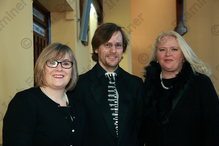 Feis04022018Sun06 
 6
Mary Cullen and Frances Hannigan Cor Lae Nua members with Conductor Nicholas McMurry 
 Holy Trinity Capuchin Church Adult Choirs Class: 76: “The Wm. Egan Perpetual Cup” Adult Sacred Choral Group or Choir Feis Maitiú 92nd Festival held in Fr. Matthew Hall. EEjob 02/02/2018 Picture: Gerard Bonus.