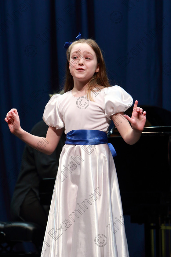 Feis10022020Mon19 
 19
Juliet McKenna from Glanmire singing My Favourite Things.

Class:114: “The Henry O’Callaghan Memorial Perpetual Cup” Solo Action Song 10 Years and Under

Feis20: Feis Maitiú festival held in Father Mathew Hall: EEjob: 10/02/2020: Picture: Ger Bonus.