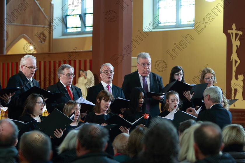 Feis0302109Sun21 
 20~23
Castlemartyr Choir singing “Dixit Maria” Conducted by Tomás O Tuama.

Class: 76: “The Wm. Egan Perpetual Cup” Adult Sacred Choral Group or Choir Two settings of Sacred Words.

Feis Maitiú 93rd Festival held in Fr. Matthew Hall. EEjob 03/02/2019. Picture: Gerard Bonus.