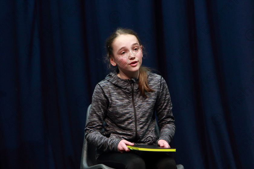 Feis09032020Mon17 
 16~17
Melody O’Leary Reidy from Ballycotton performing In The Forest of Gone gets a Third Place.

Class:327: “The Hartland Memorial Perpetual Trophy” Dramatic Solo 12 and Under

Feis20: Feis Maitiú festival held in Father Mathew Hall: EEjob: 09/03/2020: Picture: Ger Bonus.