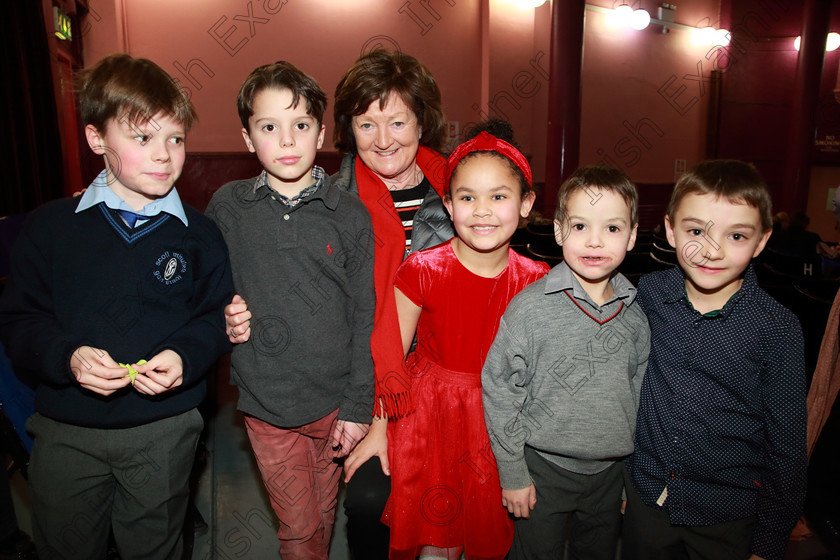 Feis0402109Mon08 
 8
Music Teacher Una Kindlon with students Ultan and Killian, Sopia Considine, Mirko and Palko Drozd.

Class: 242: Violin Solo 8 Years and Under (a) Carse–Petite Reverie (Classical Carse Bk.1) (b) Contrasting piece not to exceed 2 minutes.

Feis Maitiú 93rd Festival held in Fr. Matthew Hall. EEjob 04/02/2019. Picture: Gerard Bonus