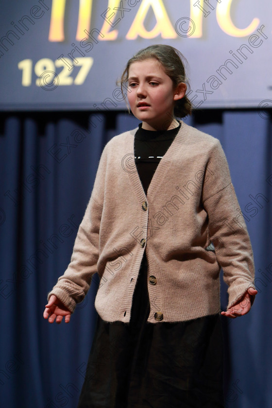 Feis08032019Fri06 
 6
Ava Ashman from Ballincollig giving a Commended performance of “Under The Hall”.

Class: 328: “The Fr. Nessan Shaw Memorial Perpetual Cup” Dramatic Solo 10YearsandUnder –Section 1 A Solo Dramatic Scene not to exceed 4 minutes.

Feis Maitiú 93rd Festival held in Fr. Mathew Hall. EEjob 08/03/2019. Picture: Gerard Bonus