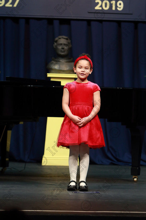 Feis26022019Tue07 
 7
Deirdre Sophia Considine from Glanmire giving a 3rd place performance.

Class: 56: 7 Years and Under arr. Herbert Hughes –Little Boats (Boosey and Hawkes 20th Century Collection).

Feis Maitiú 93rd Festival held in Fr. Mathew Hall. EEjob 26/02/2019. Picture: Gerard Bonus