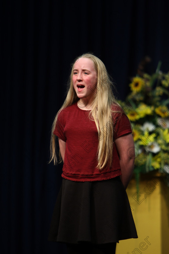 Feis20022018Tue09 
 9
Eibhlin O’Flynn performing.
 Speech and Drama Class: 364: Girls 11 Years and Under Section 1 Feis Maitiú 92nd Festival held in Fr. Mathew Hall. EEjob 20/02/2018 Picture: Gerard Bonus.