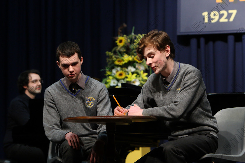 Feis05032018Mon62 
 61~63
Duo James Atchison and Oisín O’Sullivan from Rochestown College accompanied by Tom Doyle. 
 Singing and School Choirs Class: 95: Vocal Duets 18 Years and Under –Confined Feis Maitiú 92nd Festival held in Fr. Mathew Hall. EEjob 05/03/2018 Picture: Gerard Bonus