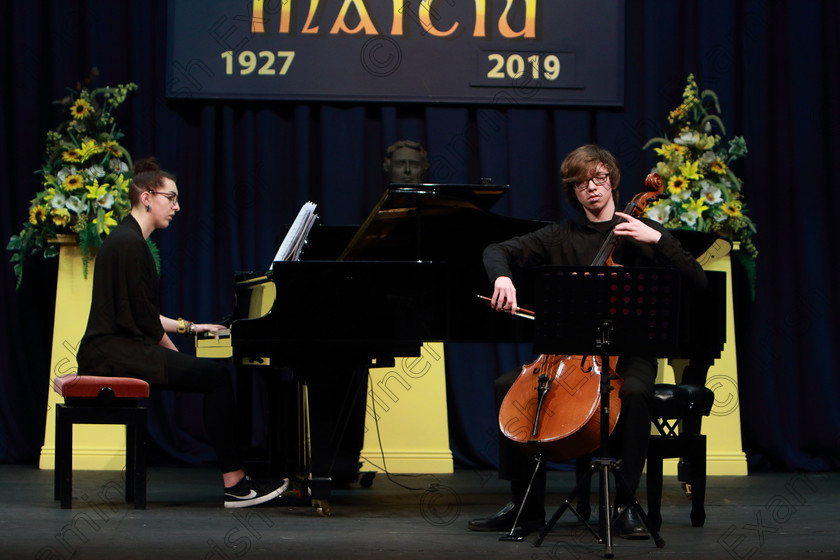 Feis0602109Wed40 
 39~40
Ben Terhorst from Whites Cross playing Elgar’s Concerto 1st movement orchestra provided by Denise Crowley.

Class: 246: Violoncello Concerto One Movement from a Concerto.

Feis Maitiú 93rd Festival held in Fr. Matthew Hall. EEjob 06/02/2019. Picture: Gerard Bonus