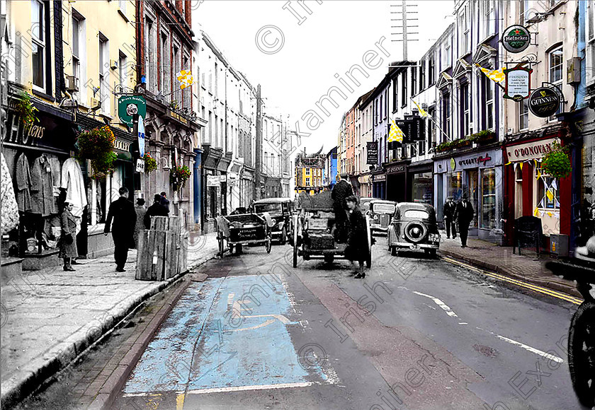 bandon-old-2-mix-hires 
 Now and Than Bandon.......
South Main Street, Bandon in July 1932. Ref. 63C old black and white towns west cork