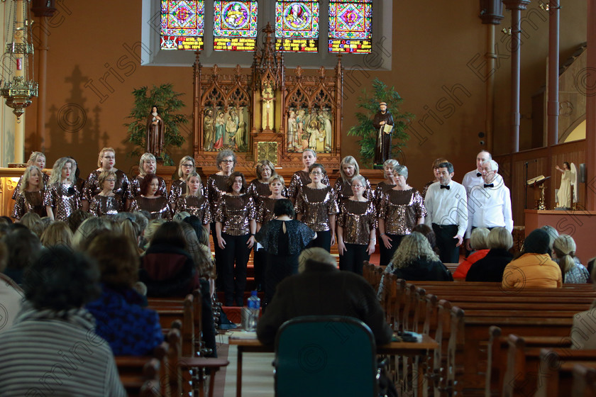 Feis0302109Sun28 
 26~30
Forte Mixed Voices singing “Into The West” and Razzle Dazzle”.

Class: 79: “The Holy Trinity Perpetual Cup” Chamber Choirs Two Contrasting Songs.

Feis Maitiú 93rd Festival held in Fr. Matthew Hall. EEjob 03/02/2019. Picture: Gerard Bonus.