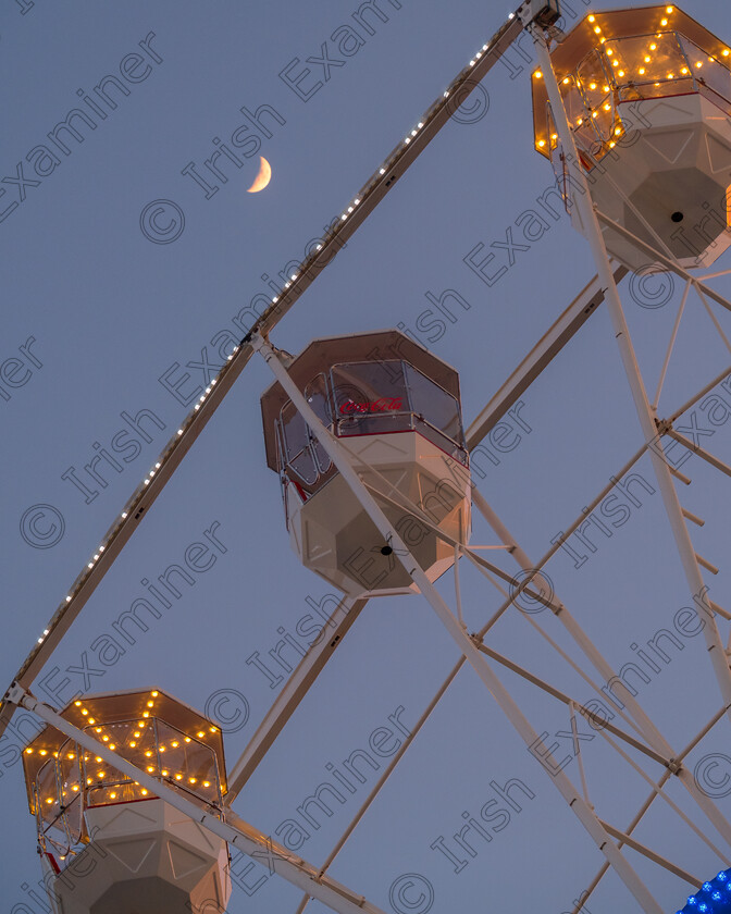 Salthill Spring (5 of 5) 
 Moon Rising over Salthill Fun Fair, Salthill, Co. Galway