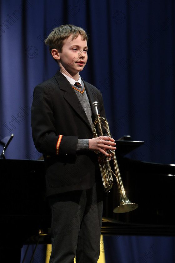 Feis06022018Tue02 
 2
Tom Hannon from Wellington Road introducing his programme on the Trumpet.
 Instrumental Music Class: 205: Brass Solo 12 Years and Under Feis Maitiú 92nd Festival held in Fr. Mathew Hall. EEjob 05/02/2018 Picture: Gerard Bonus.