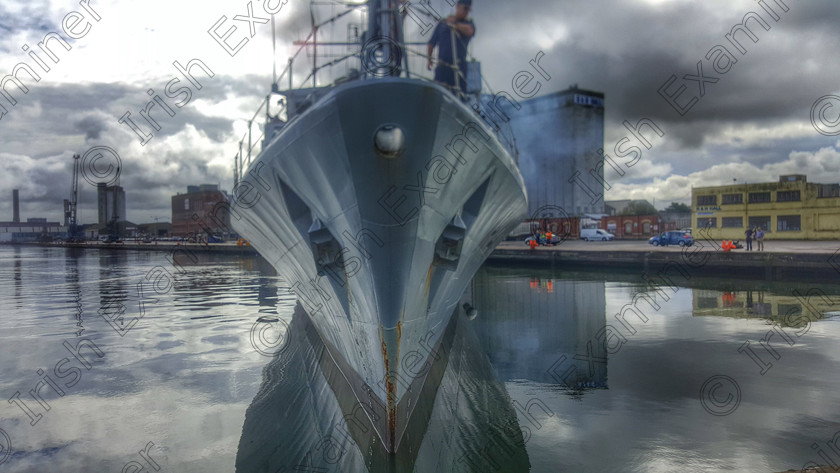 20160822 102916-01 
 LE Orla performing a tight 180 degree turn when leaving Cork City Docks on Monday 22 August 2016.