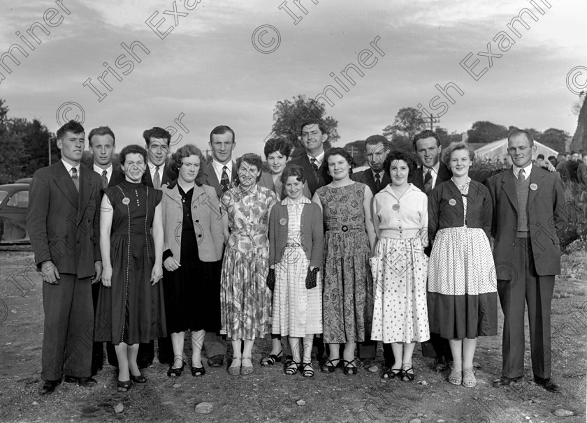 1207099 
 Bandon Macra na Feirme field day 20/6/1958 Ref. 192K old black and white farming farmers