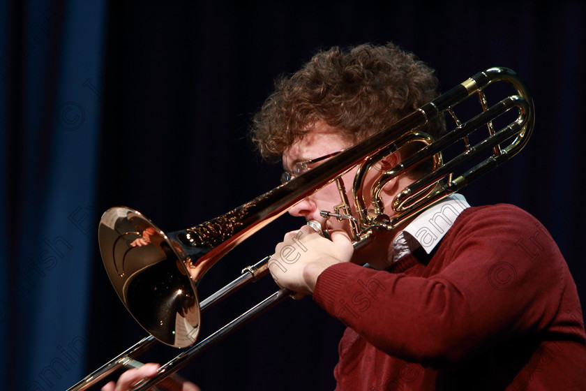 Feis13022019Wed39 
 38~39
Ross McDonnell from Dublin giving a Bronze Medal performance of Marceau Symphonic.

Class: 202: “The Frank Lacey Memorial Perpetual Shield” Senior Brass Programme not to exceed 12 minutes.

Feis Maitiú 93rd Festival held in Fr. Mathew Hall. EEjob 13/02/2019. Picture: Gerard Bonus