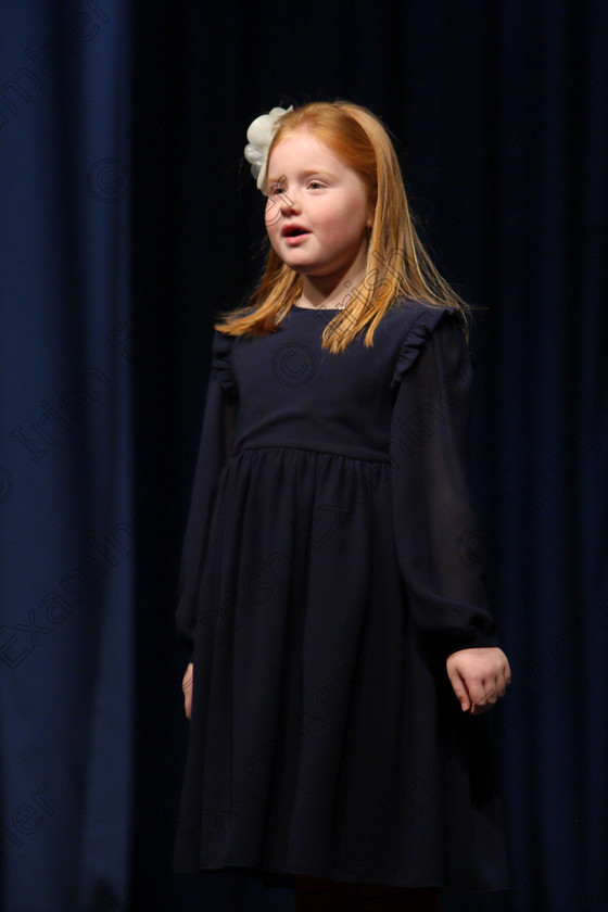 Feis24022018Sat44 
 44
Cliona Ahern from Waterfall giving a winning performance.
 Speech and Drama Class: 369: Solo Verse Speaking Girls 6 Years and Under Section 3 Feis Maitiú 92nd Festival held in Fr. Mathew Hall. EEjob 24/02/2018 Picture: Gerard Bonus.