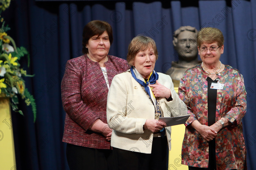 Feis28022019Thu49 
 49
Tess Hogan president of Soroptimist International (Cork) Co Adjudicators Alice O’Connell and Eileen Field.

Class: 85: The Soroptimist International (Cork) Perpetual Trophy and Bursary”
Bursary Value €130 Unison or Part Choirs 13 Years and Under Two contrasting folk songs.

Feis Maitiú 93rd Festival held in Fr. Mathew Hall. EEjob 28/02/2019. Picture: Gerard Bonus