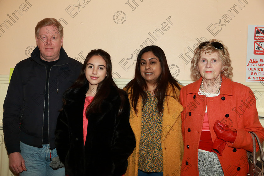 Feis01022020Sat14 
 14
Performer, Riya Walsh with her dad, Don, mother, Ashika and granma, Carmel from Garryvoe

Feis20: Feis Maitiú festival held in Fr. Mathew Hall: EEjob: 01/02/2020: Picture: Ger Bonus.