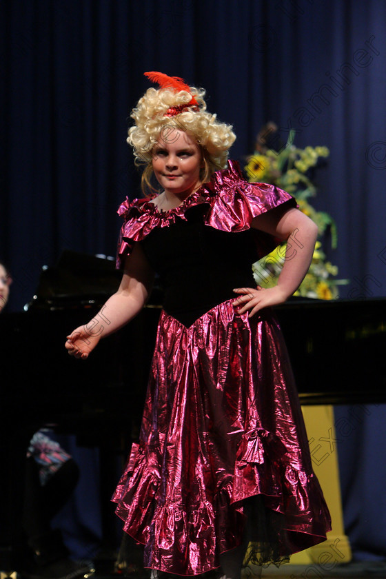 Feis06032018Tue35 
 35
Orianna McLoughlin Barry performing “Step Sisters Lament” from Cinderella.
 Singing and School Choirs Class: 24: “The David O’Brien and Frances Reilly Perpetual Trophy” Musical Theatre 16 Years and Under Section 1 Feis Maitiú 92nd Festival held in Fr. Mathew Hall. EEjob 06/03/2018 Picture: Gerard Bonus.