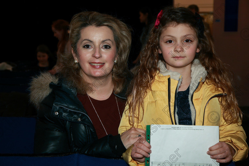 Feis02022018Fri24 
 24
Performer Isabella Place from Farnanes with her mother Ranka.
 Instrumental Music Class: 187: Piano Solo 9 Years and Under –Confined Feis Maitiú 92nd Festival held in Fr. Matthew Hall. EEjob 02/02/2018 Picture: Gerard Bonus.