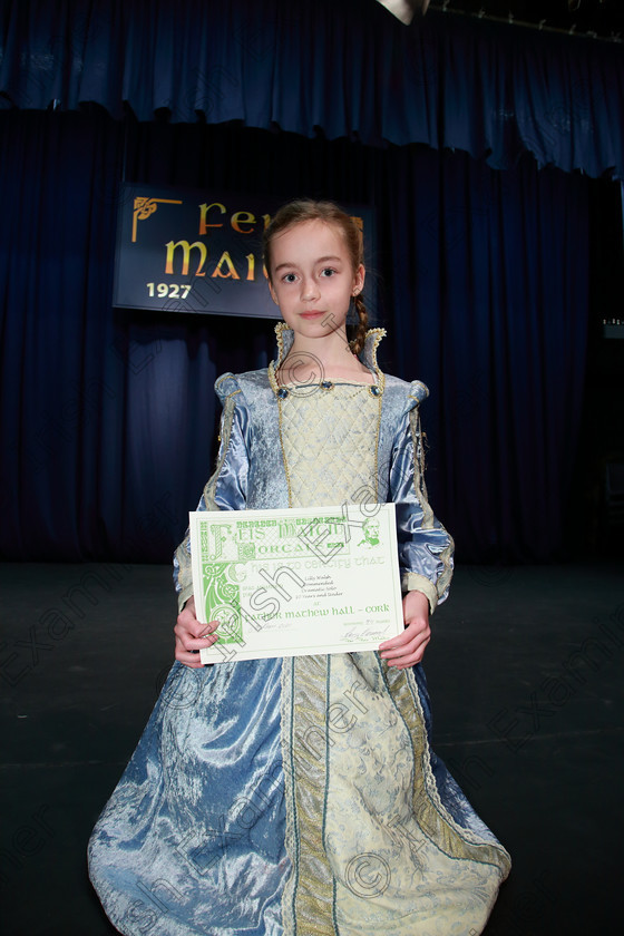 Feis06032020Fri51 
 51
Commended, Lilly Walsh from Blackrock performing The Dragon of the North.

Class:328: “The Fr. Nessan Shaw Memorial Perpetual Cup” Dramatic Solo 10 Years and Under

Feis20: Feis Maitiú festival held in Father Mathew Hall: EEjob: 06/03/2020: Picture: Ger Bonus.