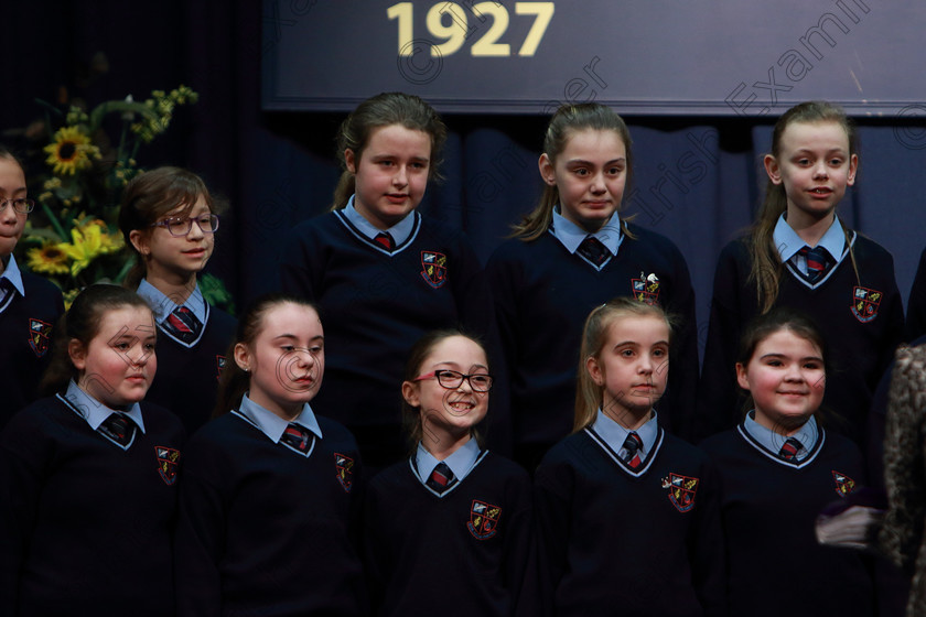 Feis28022019Thu39 
 38~39
Scoil Aiseiri Chríost Farranree singing “The Last Rose Of Summer” and “Minstrel Boy”.

Class: 85: The Soroptimist International (Cork) Perpetual Trophy and Bursary”
Bursary Value €130 Unison or Part Choirs 13 Years and Under Two contrasting folk songs.

Feis Maitiú 93rd Festival held in Fr. Mathew Hall. EEjob 28/02/2019. Picture: Gerard Bonus