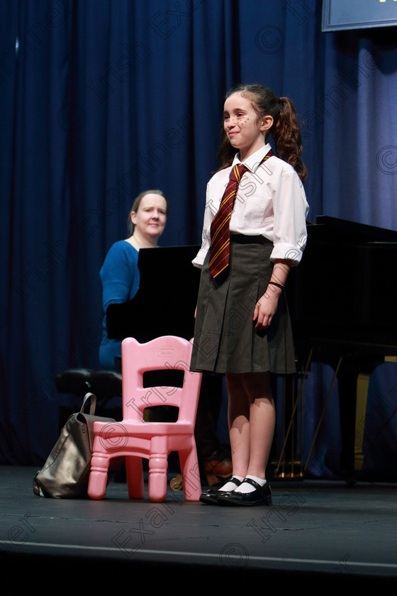 Feis11022020Tues05 
 5
Sydney Forde from Bishopstown singing When I Grow Up from Matilda accompanied by Orla Palliser Kehoe.

Class: 115: “The Michael O’Callaghan Memorial Perpetual Cup” Solo Action Song 8 Years and Under

Feis20: Feis Maitiú festival held in Father Mathew Hall: EEjob: 11/02/2020: Picture: Ger Bonus.