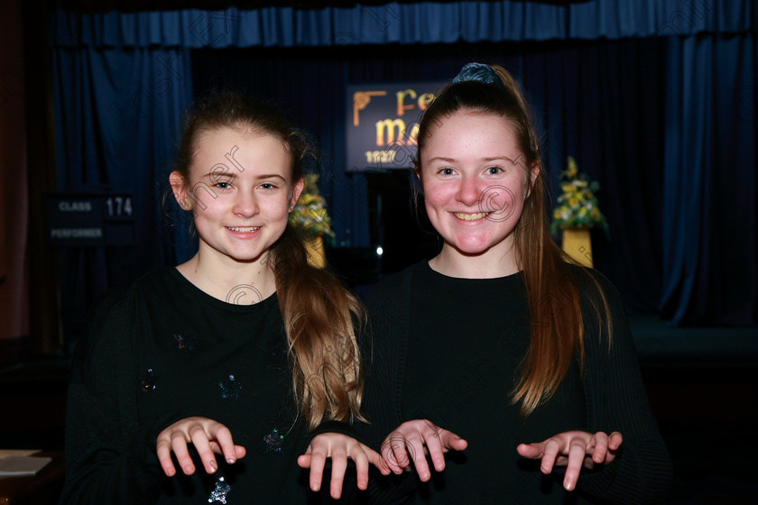 Feis31012018Wed17 
 17
Emily Bermingham and Sinead Fleming from Bishopstown and Glasheen performed in Piano Duet Class: 174: 12 years and under. 
 Feis Maitiú 92nd Festival held in Fr. Matthew Hall. EEjob 31/01/2018 Picture: Gerard Bonus