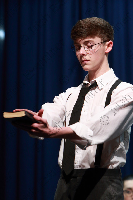 Feis25022020Tues50 
 50
Bronze Performance by Fergal Crowley from Ballinhassig singing It’s Hard to Speak My Mind.

Class:111: “The Edna McBirney Memorial Perpetual Cup” Solo Action Song 16 Years and Under

Feis20: Feis Maitiú festival held in Father Mathew Hall: EEjob: 25/02/2020: Picture: Ger Bonus.