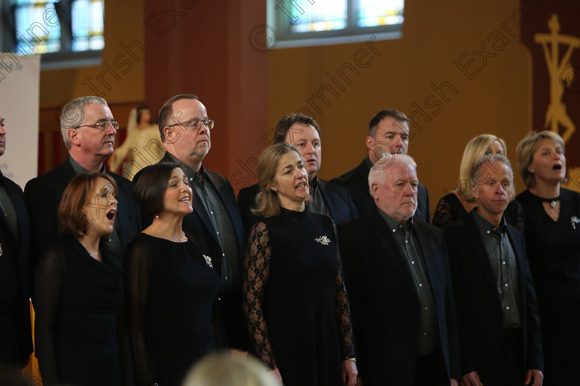 Feis04022018Sun70 
 63~70
Douglas Harmonia performing.
 Holy Trinity Capuchin Church Adult Choirs Class: 78: “The Lynch Memorial Perpetual Cup” Adult Vocal Choirs Two Contrasting Songs Feis Maitiú 92nd Festival held in Fr. Matthew Hall. EEjob 02/02/2018 Picture: Gerard Bonus.