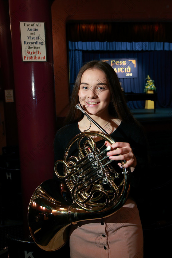 Feis06022018Tue27 
 27
Performer Abigail Carey from Ballinlough.
 Instrumental Music Class: 204: Brass Solo 14 Years and Under Feis Maitiú 92nd Festival held in Fr. Mathew Hall. EEjob 05/02/2018 Picture: Gerard Bonus.