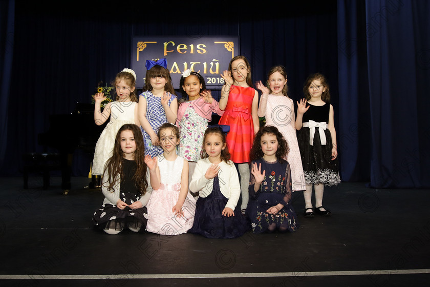 Feis27032018Tue42 
 42
Big wave for Feis Maitiú from All Performers of the Under 7 year’s class.
 Singing Class: 56: 7 Years and Under Crawley The Penguin Dance Feis Maitiú 92nd Festival held in Fr. Mathew Hall. EEjob 27/03/2018 Picture: Gerard Bonus