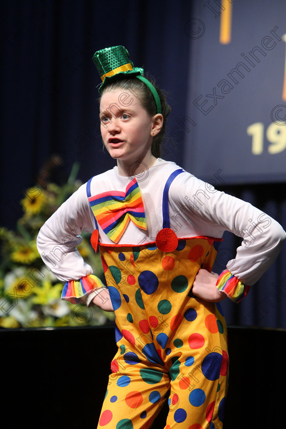 Feis06032018Tue09 
 9
Muirne Griffin performing “Join the Circus” from Barnum. 
 Singing and School Choirs Class: 113: “The Edna McBirney Memorial Perpetual Award” Solo Action Song 12 Years and Under Section 2 Feis Maitiú 92nd Festival held in Fr. Mathew Hall. EEjob 06/03/2018 Picture: Gerard Bonus.