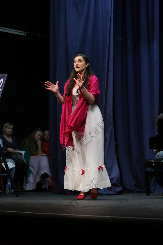 Feis07032018Wed30 
 30
Lainie McKenna giving a Bronze Performance of “I Could Have Danced All Night” from My Fair Lady.
 Singing and School Choirs Class: 112: “The C.A.D.A. Perpetual Trophy” Solo Action Song 14 Years and Under Section 1 Feis Maitiú 92nd Festival held in Fr. Mathew Hall. EEjob 06/03/2018 Picture: Gerard Bonus.