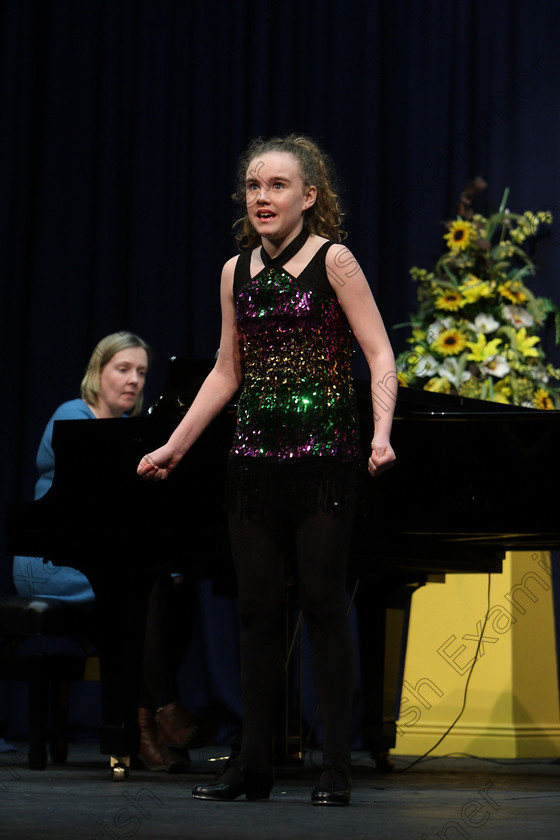 Feis08032018Thu05 
 5
Sarahjane Kennedy performing “When I Get My Name in lights” from The Boy from Oz.
 Singing and School Choirs Class: 112: “The C.A.D.A. Perpetual Trophy” Solo Action Song 14 Years and Under Section 2 Feis Maitiú 92nd Festival held in Fr. Mathew Hall. EEjob 06/03/2018 Picture: Gerard Bonus.