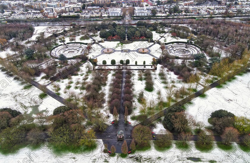 James Grandfield Snowy Gardens 
 A nice dusting of snow creates the Irish National War Memorial Gardens into a fairytale scene. Dublin