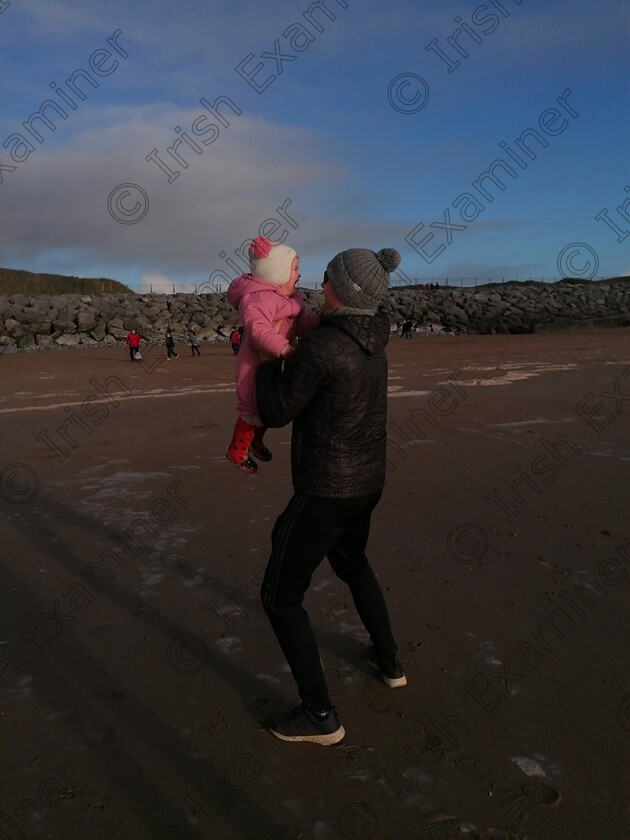 IMG 20211226 143620 
 Emily Cuddy form Adare is flying high with her Dad on St Stephens day in Lahinch.