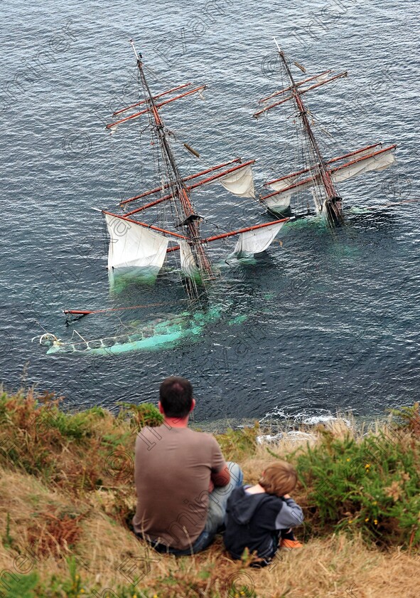 Astrid-ship-32 
 Irish Examiner News Picture 31-08-2013 video also 
A salvage operation is due to get underway on the wreck of the sail training ship which was sunk when it his the Sovereign Rocks near the mouth of Kinsale Harbour. Picture Dan Linehan