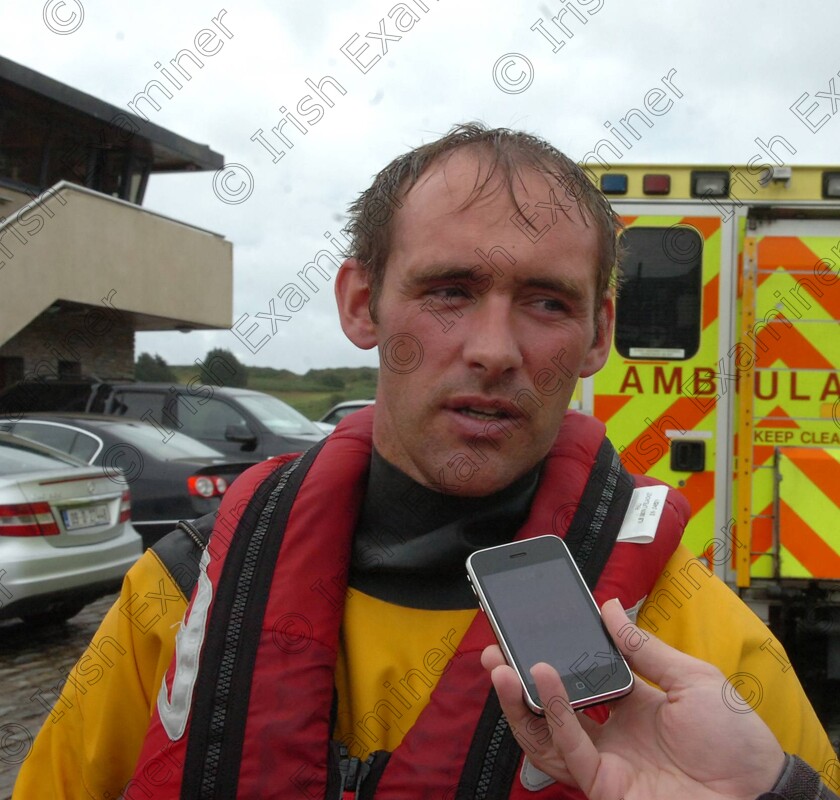 Astrid-ship-2 
 EEXX job 24/07/2013.
Jim Greenan (spelling TBC with Eoin English copy), Kinsale RNLI speaking of the successful rescue of 30 from the tall ship Astrid after the tall ship Astrid ran aground near Oysterhaven, Kinsale, Co. Cork.
Pic Larry Cummins,
Evening Echo