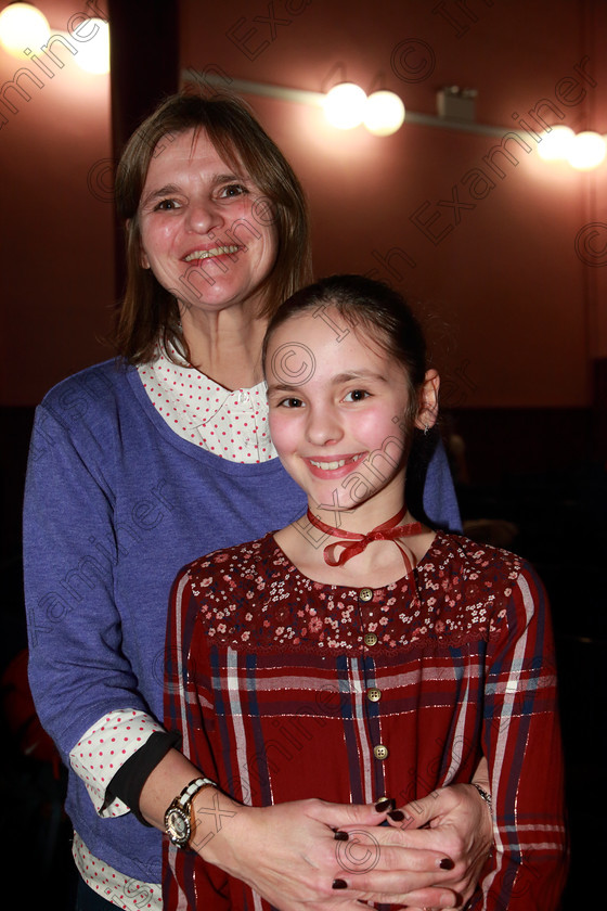 Feis07022020Fri68 
 68
Performer Gabrielle O’Riordan from Fermoy with her mum Virginia Hyvernat.

Class:114: “The Henry O’Callaghan Memorial Perpetual Cup” Solo Action Song 10 Years and Under

Feis20: Feis Maitiú festival held in Father Mathew Hall: EEjob: 07/02/2020: Picture: Ger Bonus.