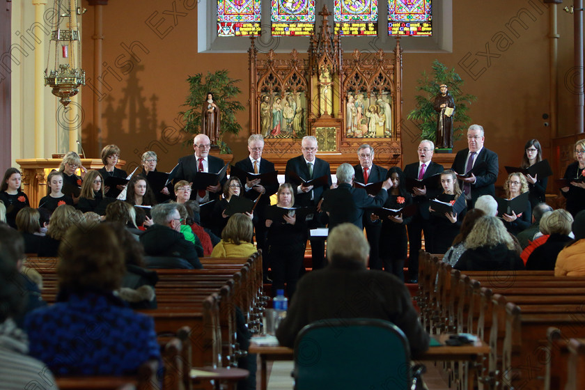 Feis0302109Sun32 
 31~33
Castlemartyr Choir singing “Linden Lea” Conducted by Tomás O Tuama.

Class: 79: “The Holy Trinity Perpetual Cup” Chamber Choirs Two Contrasting Songs.

Feis Maitiú 93rd Festival held in Fr. Matthew Hall. EEjob 03/02/2019. Picture: Gerard Bonus.