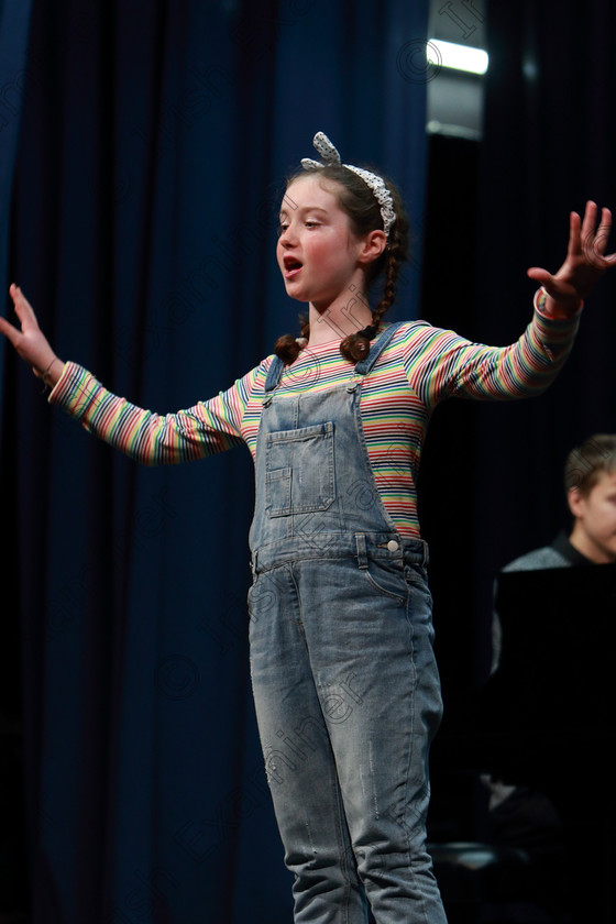 Feis01032019Fri35 
 35
Lydia Lynch singing “Zippiduda”.

Class: 114: “The Henry O’Callaghan Memorial Perpetual Cup” Solo Action Song 10 Years and Under –Section 2 An action song of own choice.

Feis Maitiú 93rd Festival held in Fr. Mathew Hall. EEjob 01/03/2019. Picture: Gerard Bonus