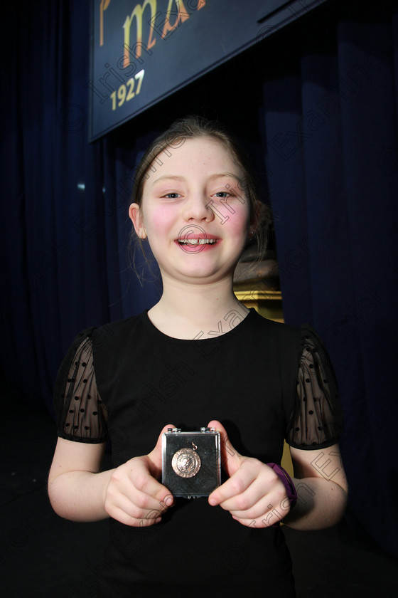 Feis30012020Thurs44 
 44
Bronze Medallist Aoibh Brannick from Limerick.

Feis20: Feis Maitiú festival held in Fr. Mathew Hall: EEjob: 30/01/2020: Picture: Ger Bonus.