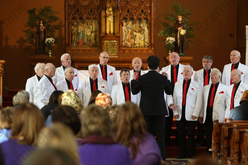 Feis04022018Sun59 
 58~60
Polyphonics Chorus conducted by Patrick Dalton.
 Holy Trinity Capuchin Church Adult Choirs Class: 78: “The Lynch Memorial Perpetual Cup” Adult Vocal Choirs Two Contrasting Songs Feis Maitiú 92nd Festival held in Fr. Matthew Hall. EEjob 02/02/2018 Picture: Gerard Bonus.