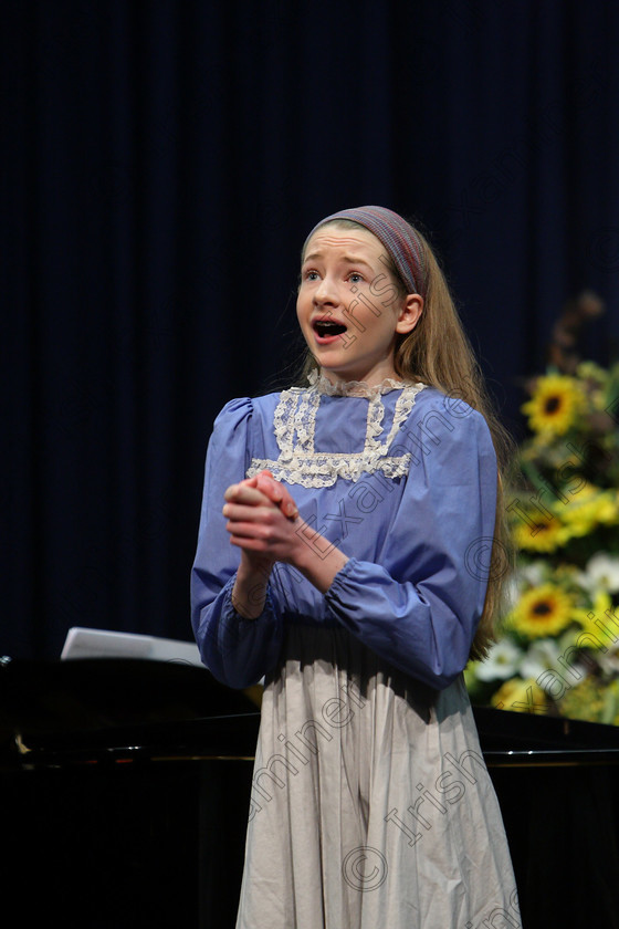 Feis08032018Thu21 
 21
Lucy Griffin performing “Matchmaker” from Fiddler on the Roof.
 Singing and School Choirs Class: 112: “The C.A.D.A. Perpetual Trophy” Solo Action Song 14 Years and Under Section 2 Feis Maitiú 92nd Festival held in Fr. Mathew Hall. EEjob 06/03/2018 Picture: Gerard Bonus.