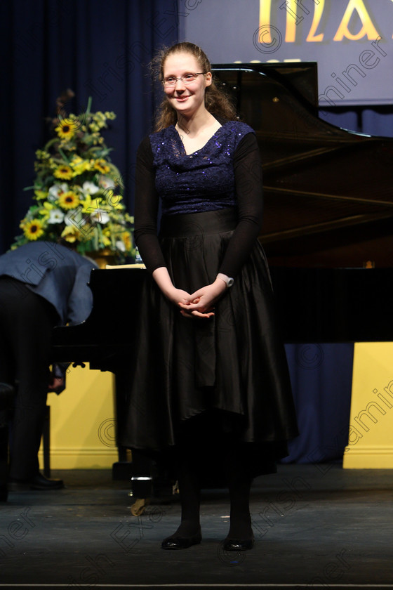 Feis07022018Wed36 
 36
Grainne Ni Siochain Ni Bheolain introducing his programme.
 Instrumental Music Class 155: “The Bridget Doolan Memorial Perpetual Cup” and Bursary, Bursary Value €150 Piano Concerto Feis Maitiú 92nd Festival held in Fr. Mathew Hall. EEjob 05/02/2018 Picture: Gerard Bonus.