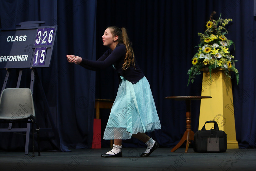 Feis20022018Tue74 
 73~74
Emily De Bhal performing “Brighton Beach”
 Speech and Drama Class: 326: “The James O’Donovan Memorial Perpetual Cup” “Year sand Dramatic Solo 14 Section 2 Under Feis Maitiú 92nd Festival held in Fr. Mathew Hall. EEjob 20/02/2018 Picture: Gerard Bonus.