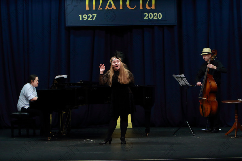 Feis0103202048 
 41~48
Grace Mulcahy O’Sullivan and William O’Sullivan performing.

Class:596: Family Class

Feis20: Feis Maitiú festival held in Father Mathew Hall: EEjob: 01/03/2020: Picture: Ger Bonus.