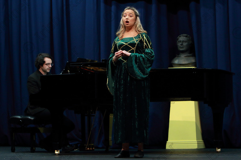 Feis08022020Sat30 
 30
Dara O’Connell from Cathedral Road singing Tis Done! I am a Bride! accompanied by Tom Doyle.

Opera

Feis20: Feis Maitiú festival held in Father Mathew Hall: EEjob: 08/02/2020: Picture: Ger Bonus.