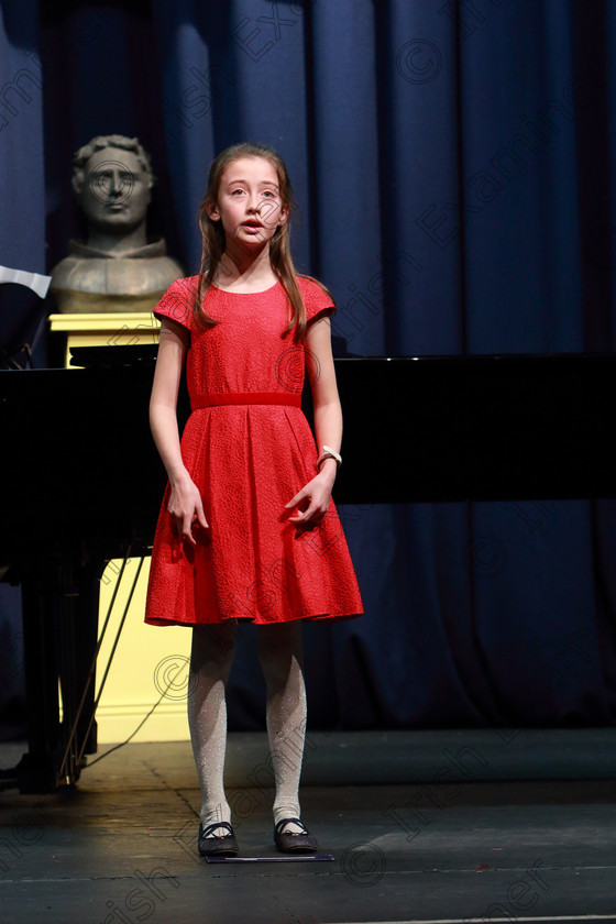 Feis12022020Wed11 
 11
Cliona Larkin from Ovens performing.

Class:55: Girls Solo Singing 9 Years and Under

Feis20: Feis Maitiú festival held in Father Mathew Hall: EEjob: 11/02/2020: Picture: Ger Bonus.