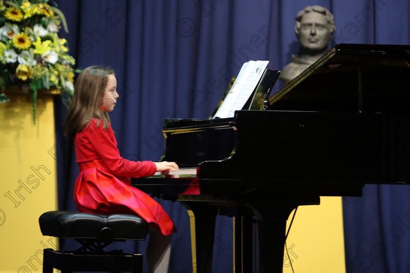 Feis02022018Fri18 
 18
Meadbh Riordan performing.
 Instrumental Music Class: 187: Piano Solo 9 Years and Under –Confined Feis Maitiú 92nd Festival held in Fr. Matthew Hall. EEjob 02/02/2018 Picture: Gerard Bonus.